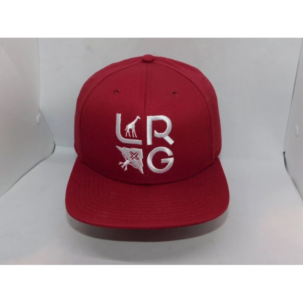 COPY - Lifted Research Group LRG Red Embroidered Adjustable SnapBack Cap Hat
